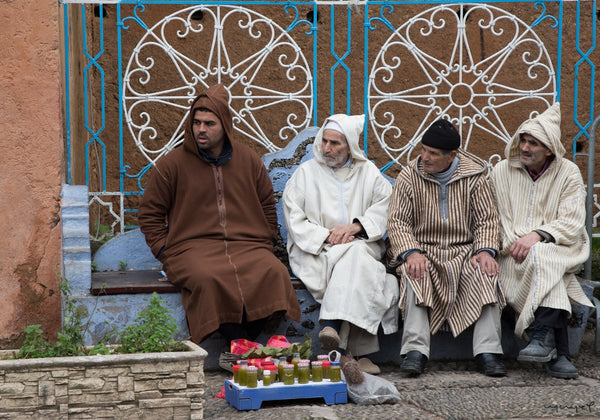 Foto Decorar Caras y Gestos Amigos Marruecos