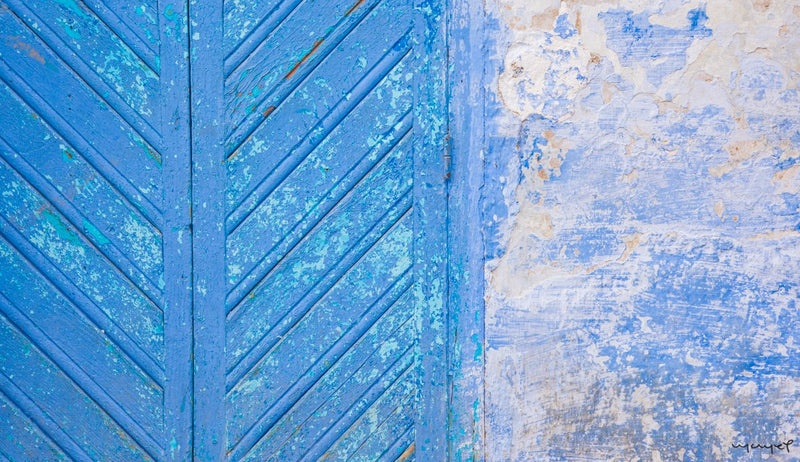 Foto Decorar Sobre Puertas Azulada Chefchaouen 2