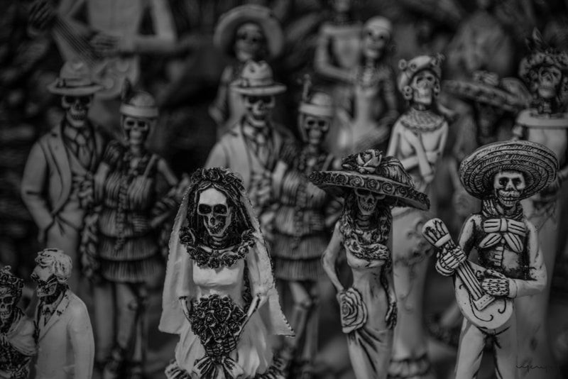 Foto Decorar Colores Mexicanos Calacas De Fiesta 2