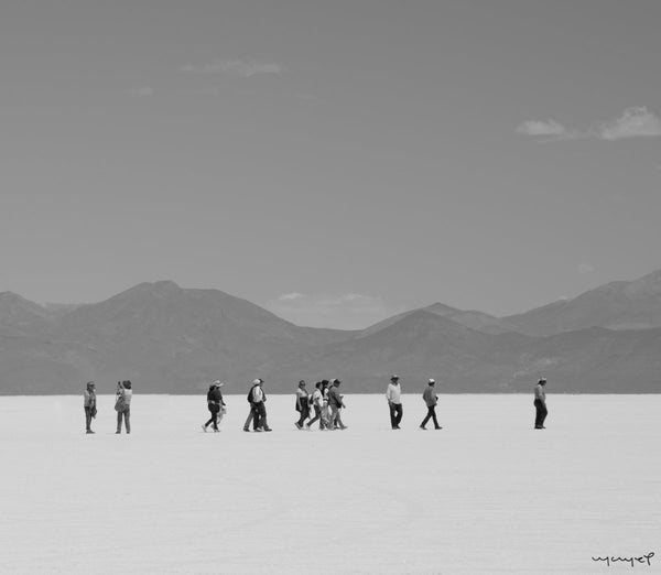 Foto Decorar Paisajes Caminantes Uyuni Cerca