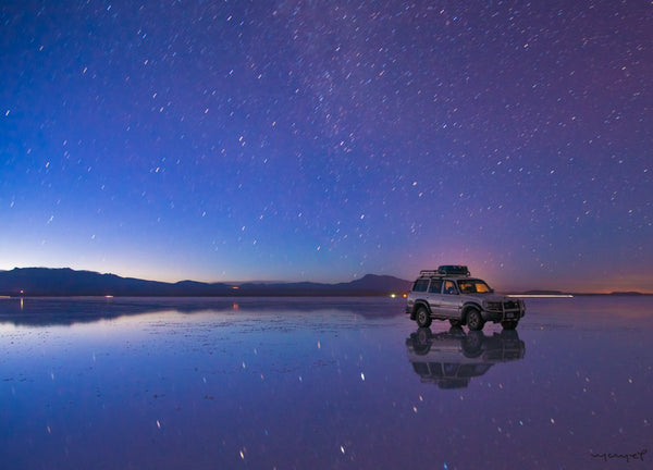 Foto Decorar Paisajes Camioneta Bajo Estrellas