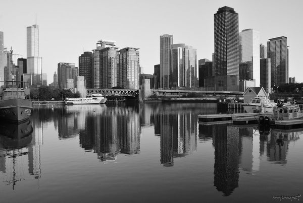 Foto Decorar Urbanismo Chicago Reflejado