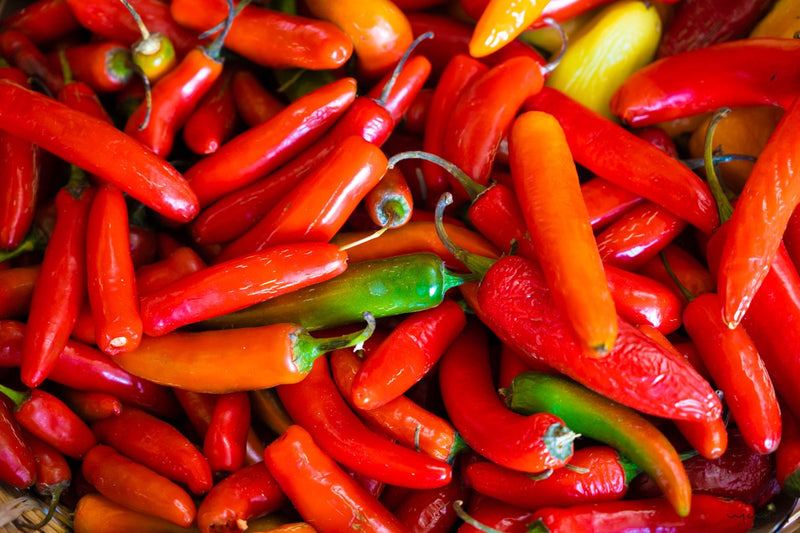 Foto Decorar Colores Mexicanos Chiles Rojos