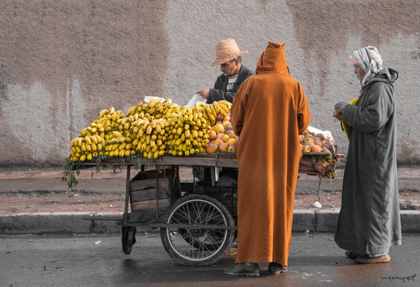 Foto Decorar Caras y Gestos Comerciantes Marruecos