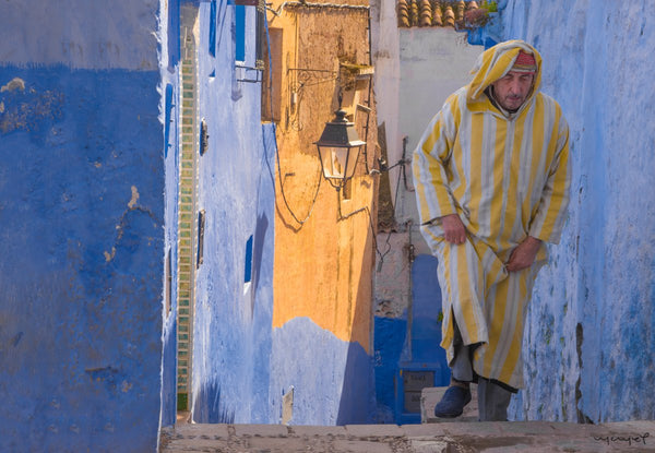 Foto Decorar Caras y Gestos En Camino Marruecos