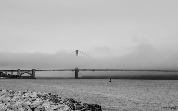 Foto Decorar Clasicos Golden Gate Niebla