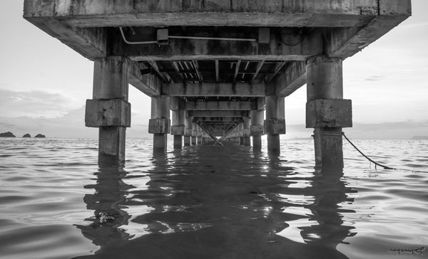 Foto Decorar Punto de Fuga Muelle Bajo Tailandia
