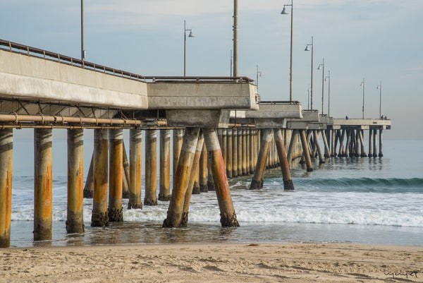 Foto Decorar Paisajes Muelle Venice Olas
