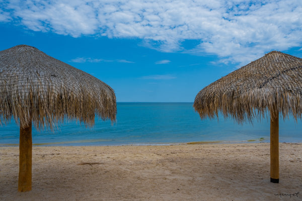 Foto Decorar Agua - Arena Par Sombrillas Marbella