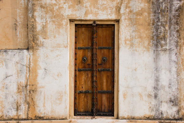 Foto Decorar Sobre Puertas Porton Madera India 2