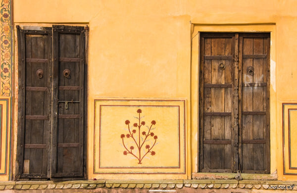 Foto Decorar Sobre Puertas Porton Madera India