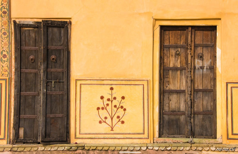 Foto Decorar Sobre Puertas Porton Madera India