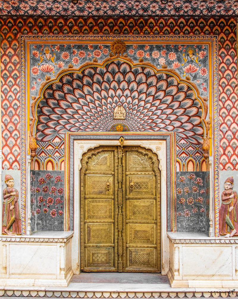 Foto Decorar Sabor a Curry Puerta Pavoreal India