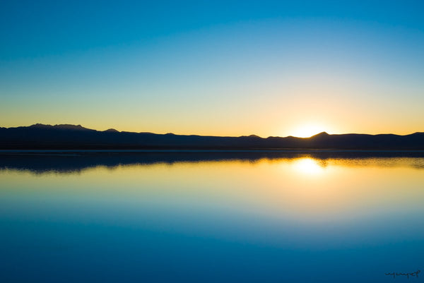 Foto Decorar Paisajes Reflejo Tranquilo Uyuni