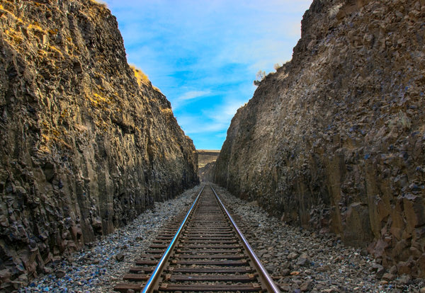 Foto Decorar Paisajes Vias Tren
